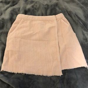 Urban Outfitters BDG Pink Corduroy Skirt
